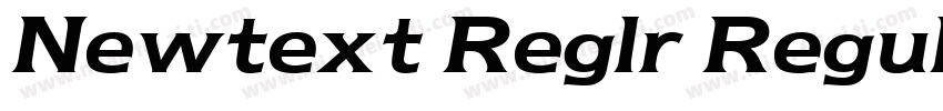 Newtext Reglr Regular字体转换